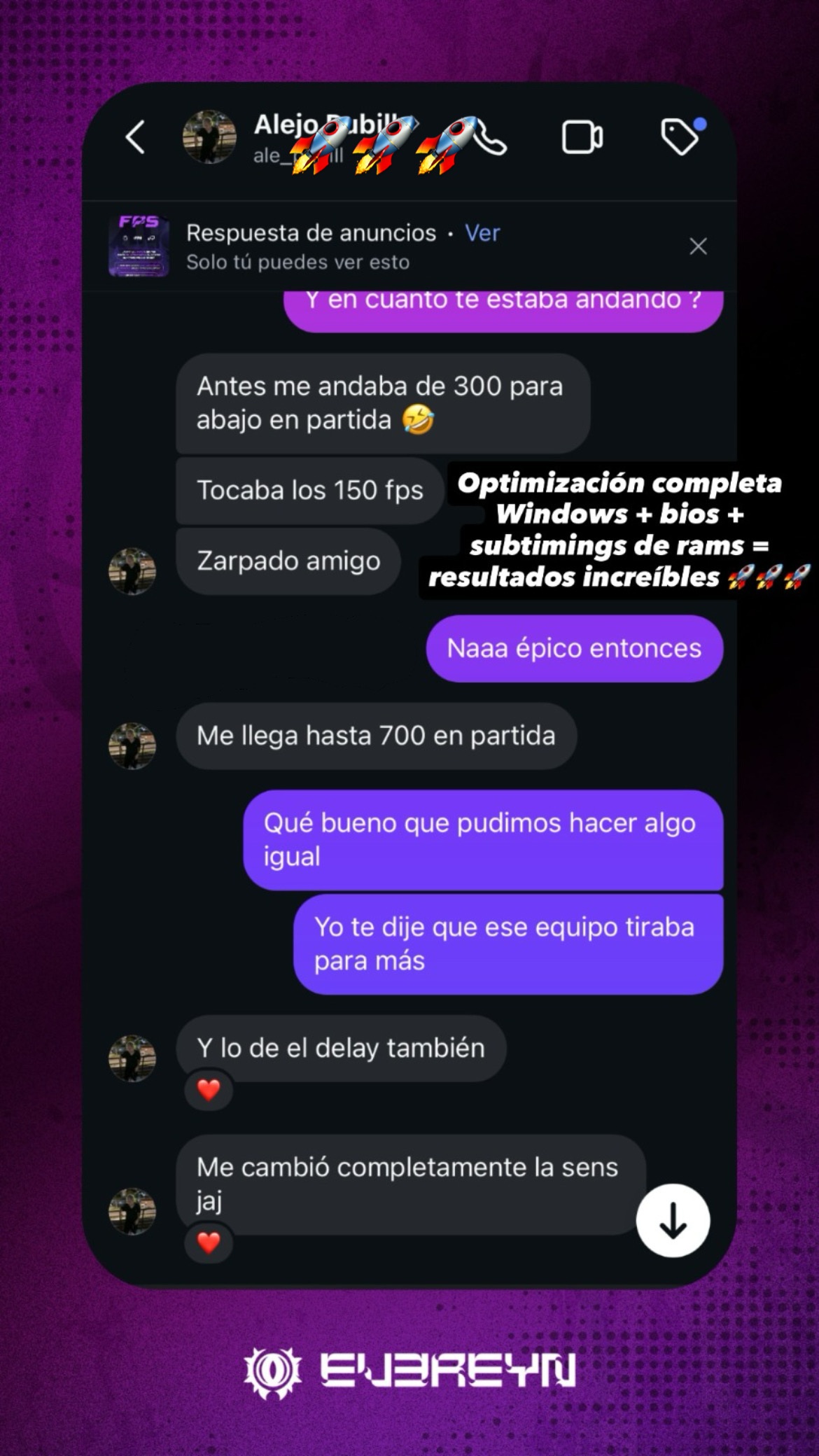 Feedback cliente